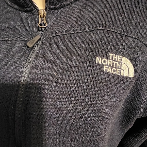 The north face navy 1/4 zip fleece pullover - Picture 4 of 6